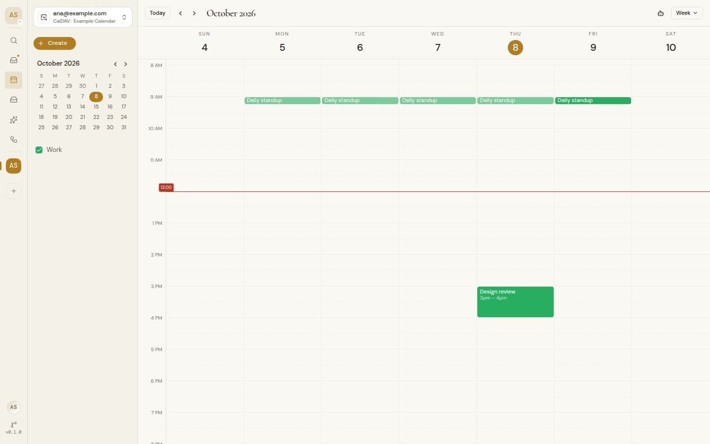All calendars together