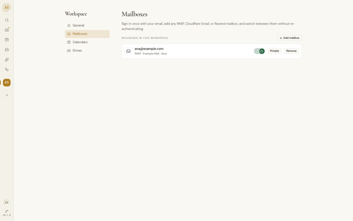 Shared team mailboxes